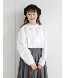 ehka sopo | スタンドフリルブラウス(シャツ/ブラウス)