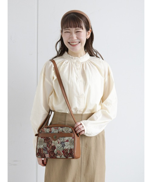 ehka sopo（エヘカソポ）の「スタンドフリルブラウス（シャツ/ブラウス・レディース・キナリ/ブラック/オフホワイト/グレー・ﾌﾘ-）」の3枚目の写真