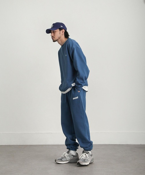 MARK & LONA★LOVE PEACEトレーナー★36 セール】【UNCORD】 CHEST ONE POINT LOGO SWEAT/ブランドロゴ