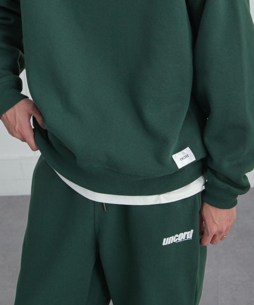 セール】【UNCORD】 CHEST ONE POINT LOGO SWEAT/ブランドロゴ