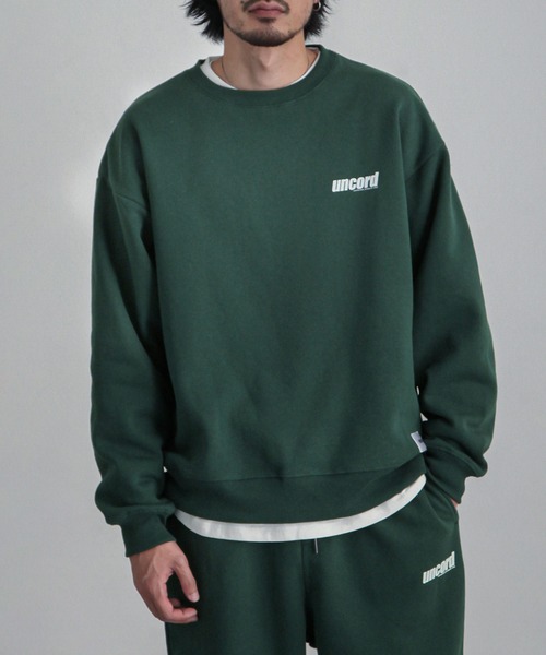 セール】【UNCORD】 CHEST ONE POINT LOGO SWEAT/ブランドロゴ