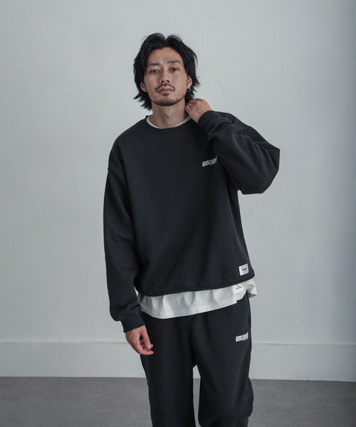 セール】【UNCORD】 CHEST ONE POINT LOGO SWEAT/ブランドロゴ
