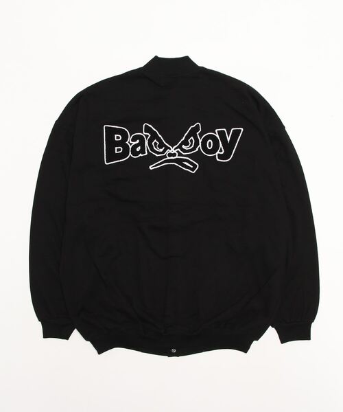 BAD BOY（バッドボーイ）の「[BAD BOY/バッドボーイ] 別注 バックサガラ刺繍 スウェットスタジャン（スウェット・レディース・ブラック/グレー・M/L）」の22枚目の写真