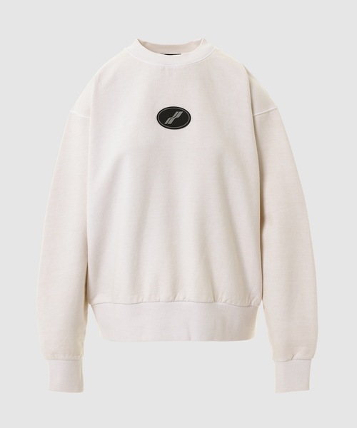 WE11DONE（ウェルダン）の「SYMBOL WAPPEN SWEATSHIRT（スウェット・レディース・ホワイト/ブラック・S/M）」の2枚目の写真