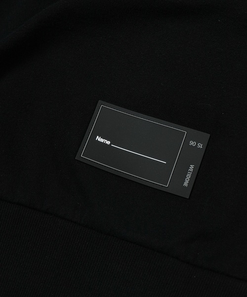 WE11DONE（ウェルダン）の「SYMBOL WAPPEN SWEATSHIRT（スウェット・レディース・ホワイト/ブラック・S/M）」の4枚目の写真