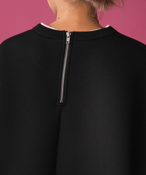 bohmal（ボマール）の「【男女兼用/ユニセックス】オーバーサイズボンディングスウェット（スウェット・レディース・ブラック/ホワイト/オレンジ・FREE）」の19枚目の写真