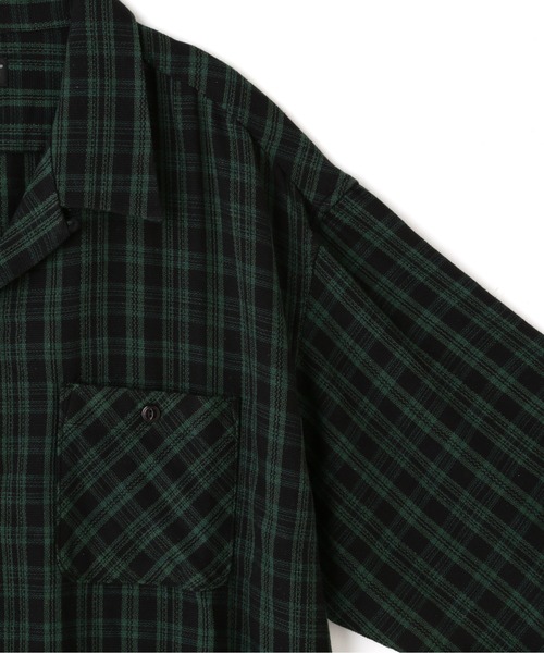 schott（ショット）の「Schott/ショット/PLAID LS WORK SHIRT/チェックワークシャツ（シャツ/ブラウス・メンズ・ホワイト/グリーン/レッド・M/L/2XL/XL）」の10枚目の写真