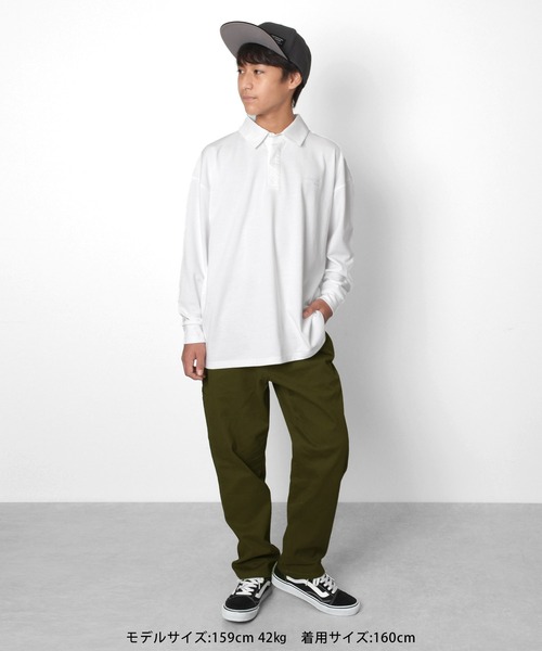 GLAZOS（グラソス）の「カラーツイルペインターパンツ（その他パンツ・キッズ・ベージュ/ブラック/カーキ・140cm/150cm/160cm/170cm）」の5枚目の写真