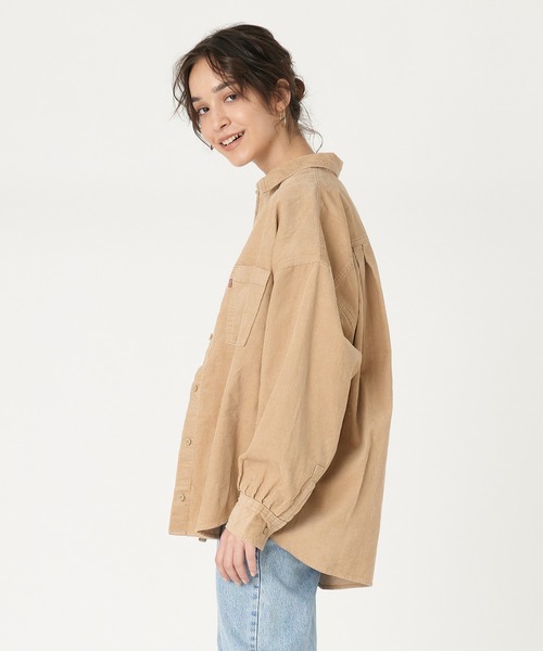 Levi's(リーバイス)の「Levi's/リーバイス コーディロイ リラックス ワークシャツ(シャツ/ブラウス・レディース・マルチ・M/S/XS)」の2枚目の写真