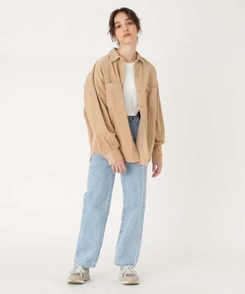Levi's(リーバイス)の「Levi's/リーバイス コーディロイ リラックス ワークシャツ(シャツ/ブラウス・レディース・マルチ・M/S/XS)」の4枚目の写真