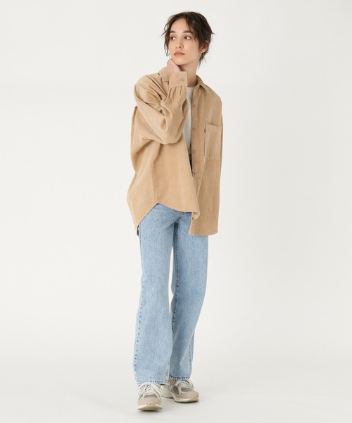 Levi's(リーバイス)の「Levi's/リーバイス コーディロイ リラックス ワークシャツ(シャツ/ブラウス・レディース・マルチ・M/S/XS)」の5枚目の写真