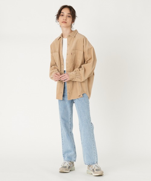 Levi's(リーバイス)の「Levi's/リーバイス コーディロイ リラックス ワークシャツ(シャツ/ブラウス・レディース・マルチ・M/S/XS)」の6枚目の写真