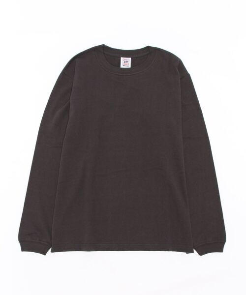 CROSS & STITCH(クロスステッチ)の「CROSS&STITCH / オープンエンド マックスウェイトロングスリーブTシャツ(リブ有り) / RL1216(Tシャツ/カットソー・レディース・インディゴブルー/ホワイト/ブラック/ナチュラル/ブラック系その他/グレー/ネイビー/ベージュ系その他・SMALL/MEDIUM/X-LARGE/LARGE)」の3枚目の写真