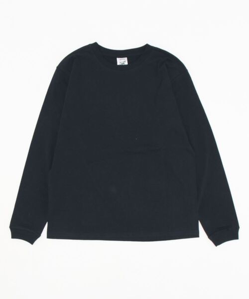 CROSS & STITCH(クロスステッチ)の「CROSS&STITCH / オープンエンド マックスウェイトロングスリーブTシャツ(リブ有り) / RL1216(Tシャツ/カットソー・レディース・インディゴブルー/ホワイト/ブラック/ナチュラル/ブラック系その他/グレー/ネイビー/ベージュ系その他・SMALL/MEDIUM/X-LARGE/LARGE)」の7枚目の写真