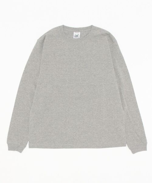 CROSS & STITCH(クロスステッチ)の「CROSS&STITCH / オープンエンド マックスウェイトロングスリーブTシャツ(リブ有り) / RL1216(Tシャツ/カットソー・レディース・インディゴブルー/ホワイト/ブラック/ナチュラル/ブラック系その他/グレー/ネイビー/ベージュ系その他・SMALL/MEDIUM/X-LARGE/LARGE)」の4枚目の写真