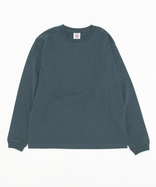 CROSS & STITCH(クロスステッチ)の「CROSS&STITCH / オープンエンド マックスウェイトロングスリーブTシャツ(リブ有り) / RL1216(Tシャツ/カットソー・レディース・インディゴブルー/ホワイト/ブラック/ナチュラル/ブラック系その他/グレー/ネイビー/ベージュ系その他・SMALL/MEDIUM/X-LARGE/LARGE)」の8枚目の写真