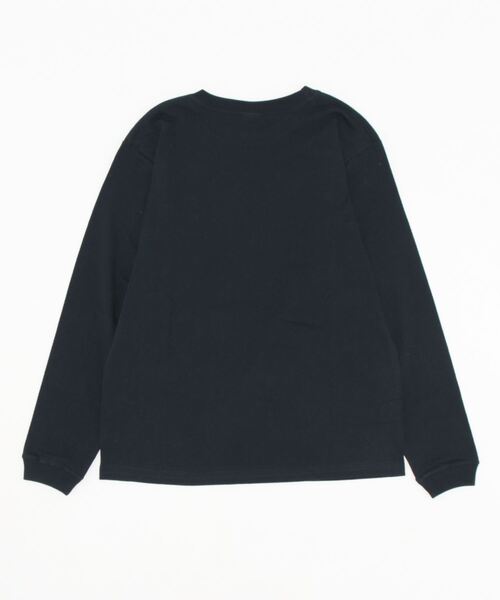 CROSS & STITCH(クロスステッチ)の「CROSS&STITCH / オープンエンド マックスウェイトロングスリーブTシャツ(リブ有り) / RL1216(Tシャツ/カットソー・レディース・インディゴブルー/ホワイト/ブラック/ナチュラル/ブラック系その他/グレー/ネイビー/ベージュ系その他・SMALL/MEDIUM/X-LARGE/LARGE)」の9枚目の写真