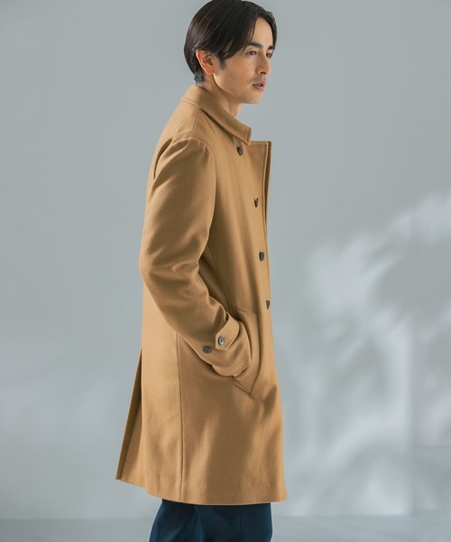 URBAN RESEARCH ROSSO MEN(アーバンリサーチロッソメン)の「『XLサイズあり』picciniウールカシミヤステンカラーコート(ステンカラーコート・メンズ・ブラック/ベージュ/ネイビー・SMALL/MEDIUM/LARGE/X-LARGE)」の18枚目の写真