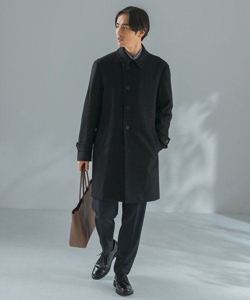 URBAN RESEARCH ROSSO MEN(アーバンリサーチロッソメン)の「『XLサイズあり』picciniウールカシミヤステンカラーコート(ステンカラーコート・メンズ・ブラック/ベージュ/ネイビー・SMALL/MEDIUM/LARGE/X-LARGE)」の7枚目の写真