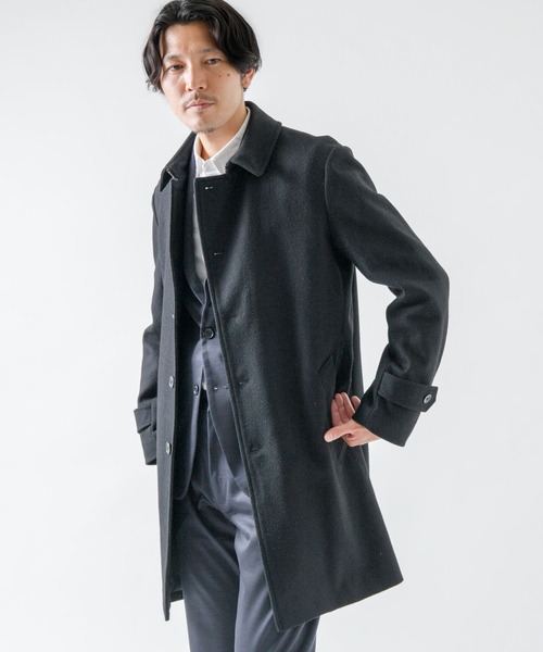 URBAN RESEARCH ROSSO MEN(アーバンリサーチロッソメン)の「『XLサイズあり』picciniウールカシミヤステンカラーコート(ステンカラーコート・メンズ・ブラック/ベージュ/ネイビー・SMALL/MEDIUM/LARGE/X-LARGE)」の16枚目の写真