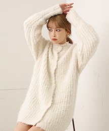 one after another NICE CLAUP | きらっとミックスカラー/ロングカーデワンピース(カーディガン/ボレロ)