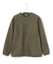 J.PRESS YORK STREET（ジェイプレスヨークストリート）の「【UNISEX】フリースクルーネックプルオーバー（スウェット）」