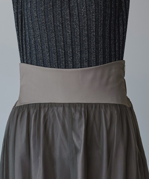 Ezick（エジック）の「Windowチュールティアードスカート（スカート・レディース・ブラック/グレー/ピンク・FREE）」の13枚目の写真