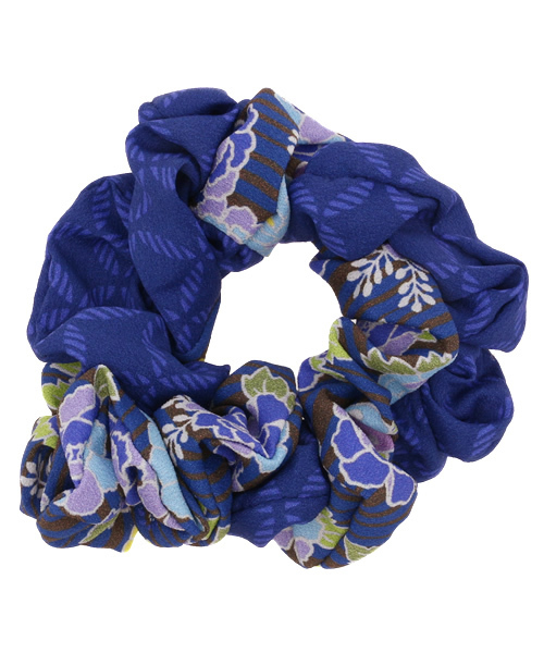 カヤ(カヤ)の「【カヤ】はいからシュシュ(シュシュ・レディース・ホワイト×レッド/パープル/ホワイト×ブルー/サーモンピンク/ホワイト系その他/ライトパープル・FREE)」の5枚目の写真