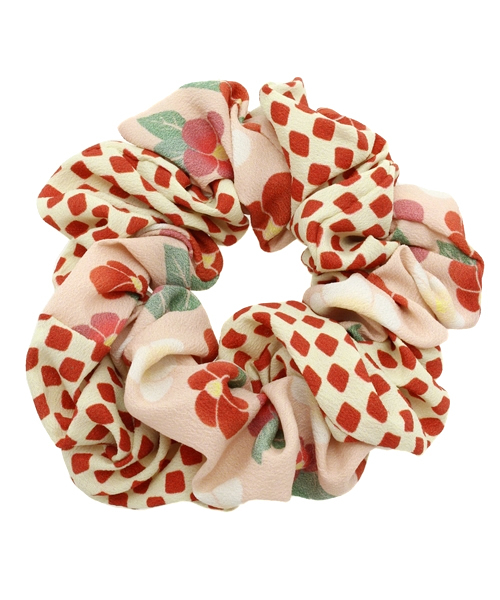 カヤ(カヤ)の「【カヤ】はいからシュシュ(シュシュ・レディース・ホワイト×レッド/パープル/ホワイト×ブルー/サーモンピンク/ホワイト系その他/ライトパープル・FREE)」の9枚目の写真