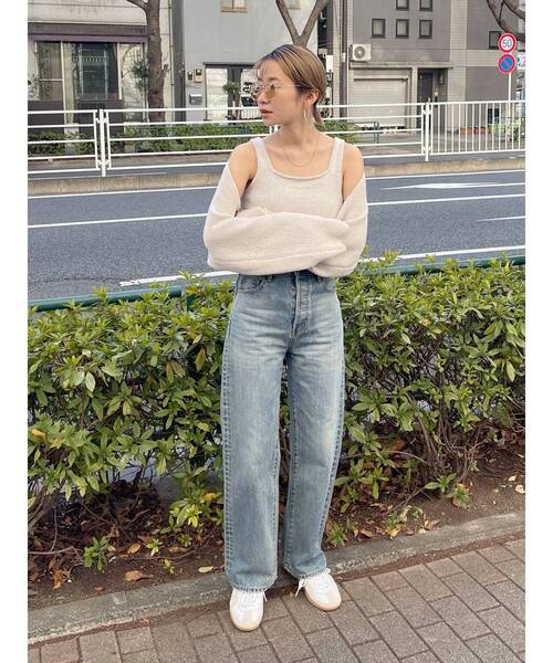 Ungrid(アングリッド)の「マルチウェイショートニットセット(ニット/セーター・レディース・アイボリー/オレンジ/チャコールグレー・FREE)」の5枚目の写真