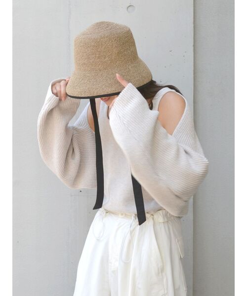 Ungrid(アングリッド)の「マルチウェイショートニットセット(ニット/セーター・レディース・アイボリー/オレンジ/チャコールグレー・FREE)」の22枚目の写真