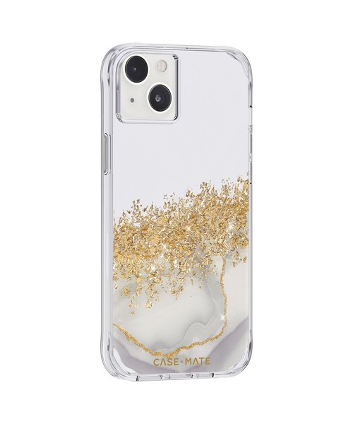 Case-Mate（ケースメイト）の「iPhone14Plus 6.7inch Case-Mate Karat Marble 3.0m落下耐衝撃・抗菌・リサイクル素材（スマホケース/カバー・レディース・ゴールド・ONE SIZE）」の4枚目の写真