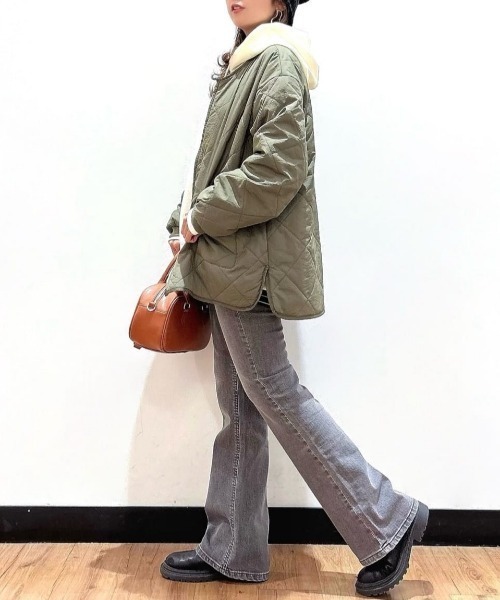 SOMETHING（サムシング）の「【SOMETHING】ＬＩＳＡ フレアパンツ（デニムパンツ・レディース・グレー・25inch/26inch/27inch/28inch/29inch/30inch）」の15枚目の写真