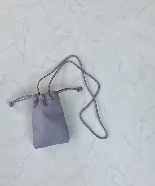 AS KNOW AS plus(アズノゥアズプラス)の「ドロスト ミニポシェット【ZOZOTOWN限定アイテム】(ショルダーバッグ・レディース・ブラック/アイボリー/ピンク/ブルー/グリーン/パープル・FREE)」の8枚目の写真