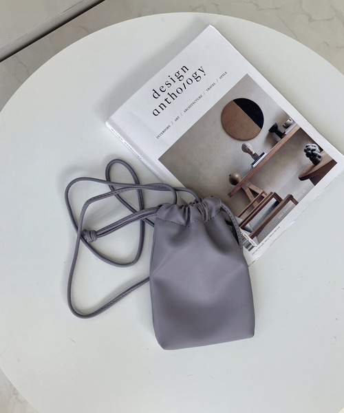 AS KNOW AS plus(アズノゥアズプラス)の「ドロスト ミニポシェット【ZOZOTOWN限定アイテム】(ショルダーバッグ・レディース・ブラック/アイボリー/ピンク/ブルー/グリーン/パープル・FREE)」の21枚目の写真