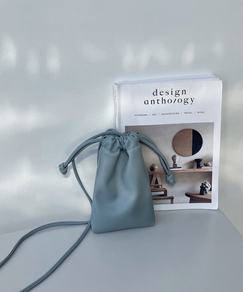 AS KNOW AS plus(アズノゥアズプラス)の「ドロスト ミニポシェット【ZOZOTOWN限定アイテム】(ショルダーバッグ・レディース・ブラック/アイボリー/ピンク/ブルー/グリーン/パープル・FREE)」の19枚目の写真