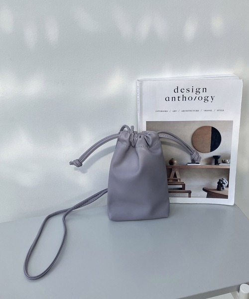 AS KNOW AS plus(アズノゥアズプラス)の「ドロスト ミニポシェット【ZOZOTOWN限定アイテム】(ショルダーバッグ・レディース・ブラック/アイボリー/ピンク/ブルー/グリーン/パープル・FREE)」の22枚目の写真