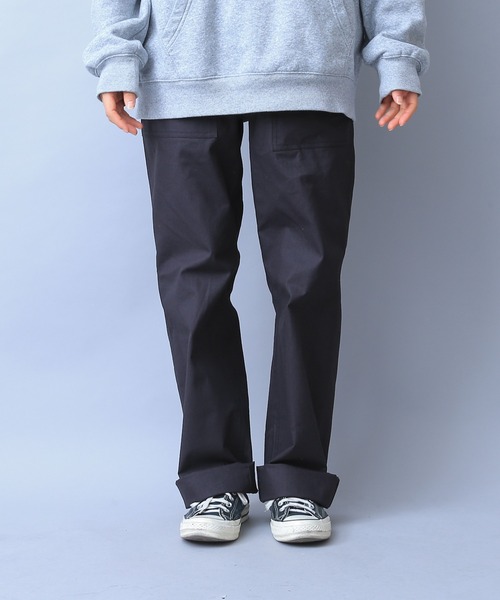 HOUSTON（ヒューストン）の「HOUSTON ヒューストン 1881 リップストップ ファティーグパンツ（カーゴパンツ・メンズ・ブラック/オリーブ/カーキ/ウッドランド・S/M/L/XL）」の14枚目の写真