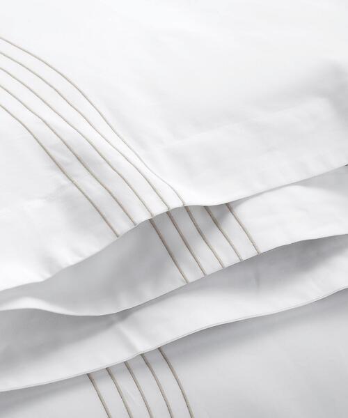 POLO RALPH LAUREN HOME（ポロ ラルフ ローレン ホーム）の「オーガニック コットン サティーン ハンカチーフ デュベ カバー/セミダブルサイズ（寝具・レディース・グレー系3・ONE）」の9枚目の写真