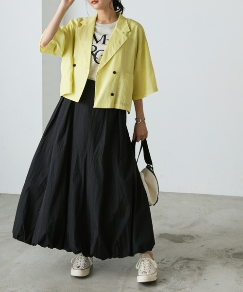 forksy.】タフタバルーンスカート（スカート）｜forksy.（フォルクシー