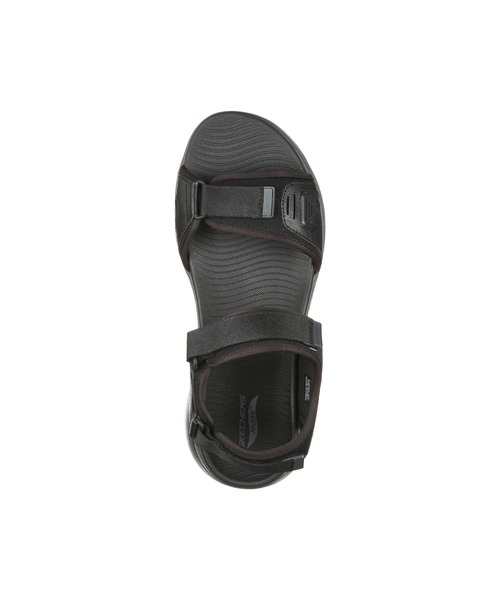 SKECHERS(スケッチャーズ)の「SKECHERS GO WALK ARCH FIT SANDAL / スケッチャーズ ゴー ウォーク アーチ フィット サンダル(サンダル・メンズ・ブラック・25cm/26cm/27cm/28cm)」の2枚目の写真