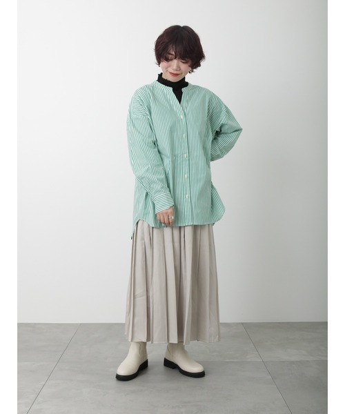 Lugnoncure（ルノンキュール）の「ストライプシャツ（シャツ/ブラウス