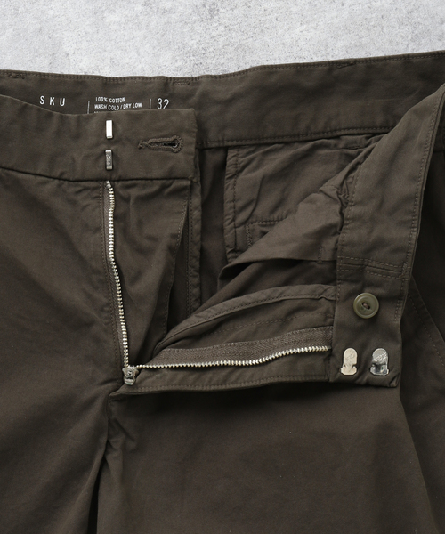 SAVE KHAKI UNITED(セーブカーキユナイテッド)の「SAVE KHAKI UNITED LIGHT TWILL TROUSER(チノパンツ・メンズ・チャコールグレー/ブラック/ブラウン・30/32/34)」の16枚目の写真