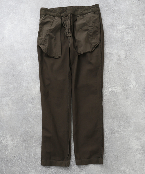 SAVE KHAKI UNITED(セーブカーキユナイテッド)の「SAVE KHAKI UNITED LIGHT TWILL TROUSER(チノパンツ・メンズ・チャコールグレー/ブラック/ブラウン・30/32/34)」の10枚目の写真