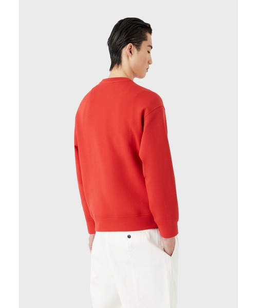 Emporio Armani◆刺繍ロゴ入りダブルジャージースウェットシャツ EMPORIO ARMANI（エンポリオアルマーニ）の「【エンポリオ