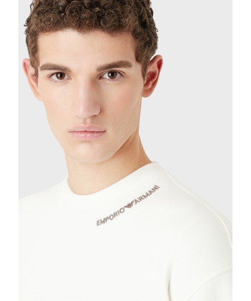 Emporio Armani◆刺繍ロゴ入りダブルジャージースウェットシャツ EMPORIO ARMANI（エンポリオアルマーニ）の「【エンポリオ