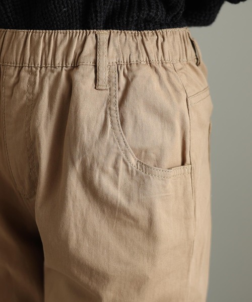 ElegChic(エレグシック)の「ウエストゴム テーパードツイルパンツ(その他パンツ・レディース・ブラック/ベージュ/カーキ・M/L/XL/3L/4L)」の19枚目の写真