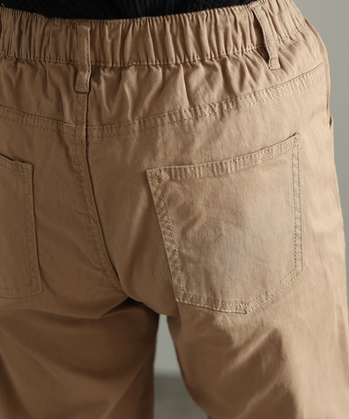 ElegChic(エレグシック)の「ウエストゴム テーパードツイルパンツ(その他パンツ・レディース・ブラック/ベージュ/カーキ・M/L/XL/3L/4L)」の15枚目の写真