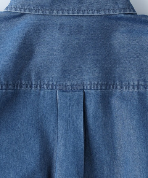 BACK NUMBER（バックナンバー）の「【BACK NUMBER】デニムＢＤシャツ（シャツ/ブラウス・メンズ・ダークインディゴブルー/インディゴブルー・S/M/L/XL）」の3枚目の写真