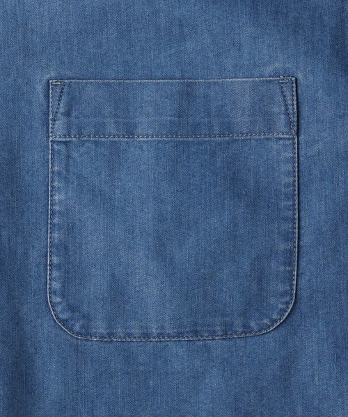 BACK NUMBER（バックナンバー）の「【BACK NUMBER】デニムＢＤシャツ（シャツ/ブラウス・メンズ・ダークインディゴブルー/インディゴブルー・S/M/L/XL）」の5枚目の写真